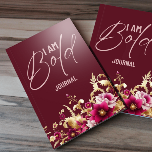 I Am Bold Lined Journal Notebook for Women
